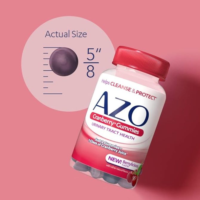 Azo Cranberry Gummies Urinary Tract Health