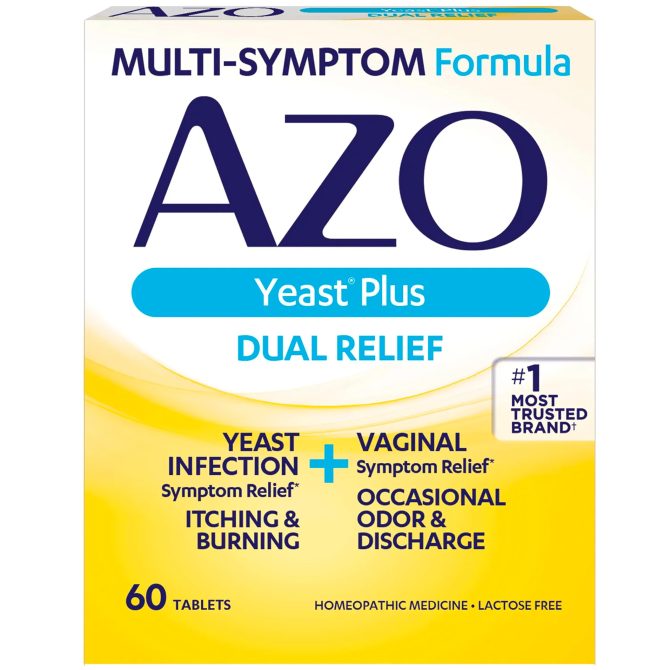 AZO - Yeast Plus Dual Relief Tablets